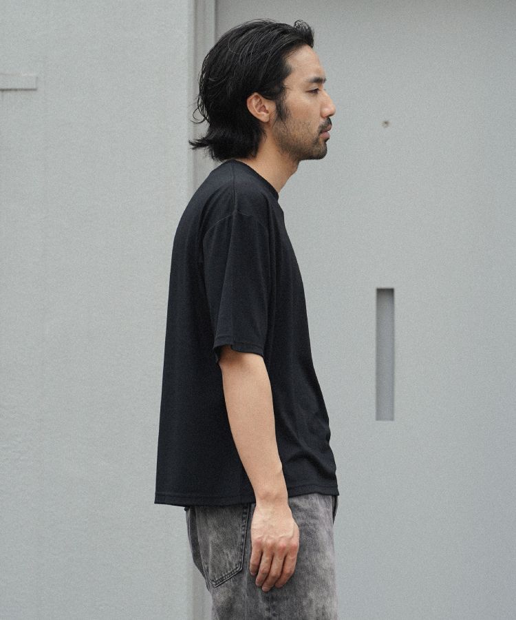WOOL CREW NECK TEE