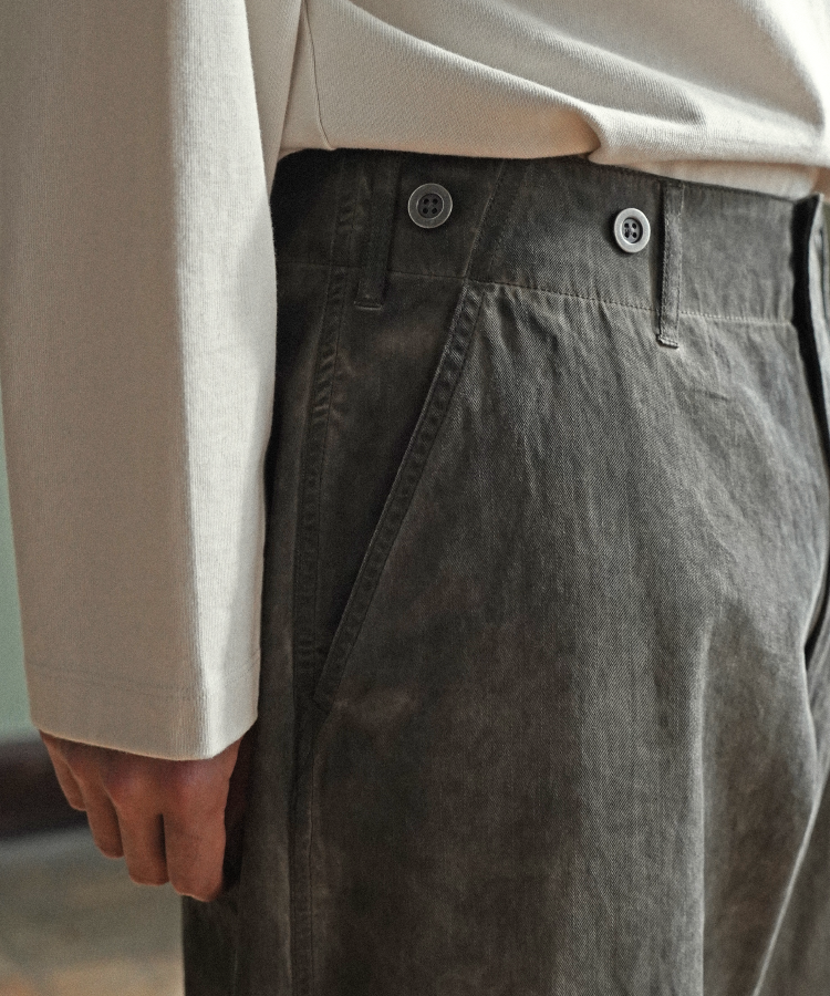 shiun(シウン) ONLINE STORE / FADED COTTON TROUSERS