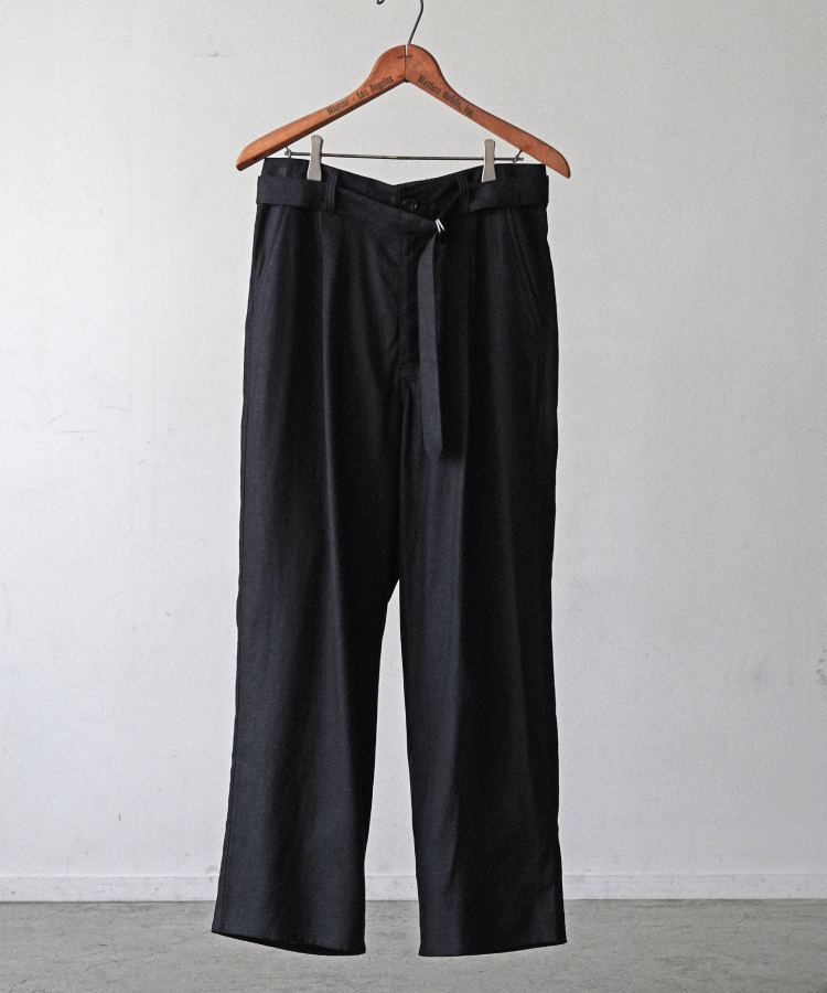 【激安通販オンラインショップ】 shiun(シウン) ONLINE PANTS BELTED LINEN / STORE パンツ