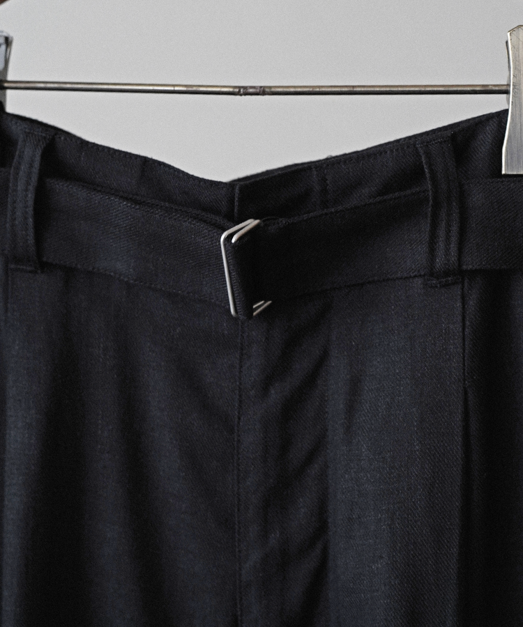 shiun LINEN BELTED PANTS 黒 サイズМ shiun LINEN BELTED PANTS 黒 shiun LINEN BELTED PANTS 黒 サイズМ shiun LINEN BELTED PANTS 黒