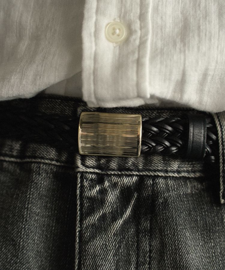 【shiun】 SLIDE BUCKLE MESH BELT shiun(シウン) ONLINE STORE / SLIDE BUCKLE MESH BELT