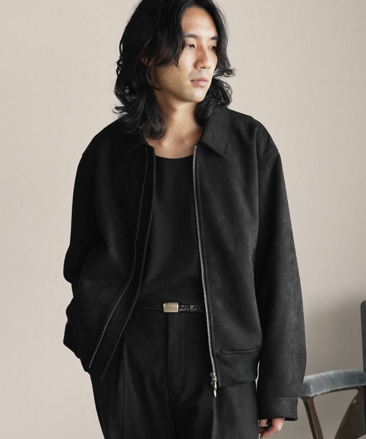 shiun(シウン) ONLINE STORE / FAUX SUEDE FLIGHT BLOUSON