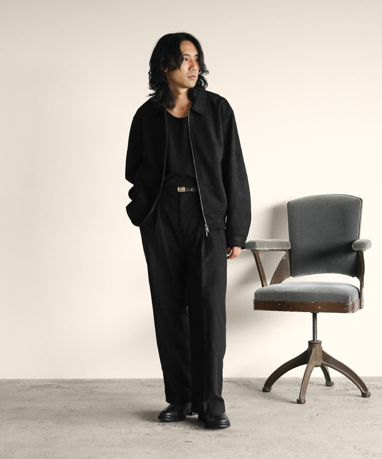shiun(シウン) ONLINE STORE / FAUX SUEDE FLIGHT BLOUSON
