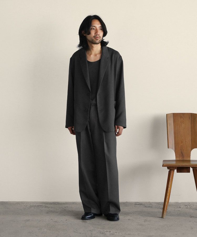 【新品】shiun P/L SINGLE BREASTED JACKET XS shiun(シウン) ONLINE STORE / P/L SINGLE BREASTED JACKET