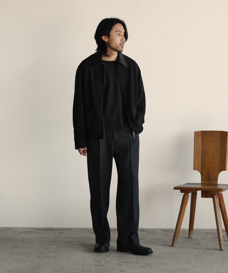 shiun(シウン) ONLINE STORE / FAUX SUEDE ZIP BLOUSON