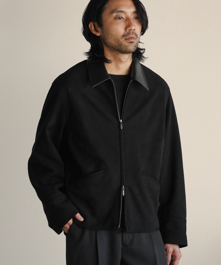 (送料無料) shiun FAUX SUEDE ZIP BLOUSON shiun(シウン) ONLINE STORE / FAUX SUEDE ZIP BLOUSON