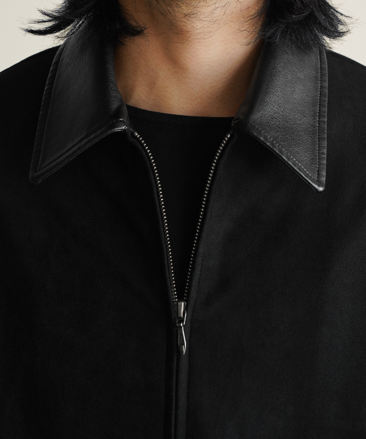 shiun(シウン) ONLINE STORE / FAUX SUEDE ZIP BLOUSON