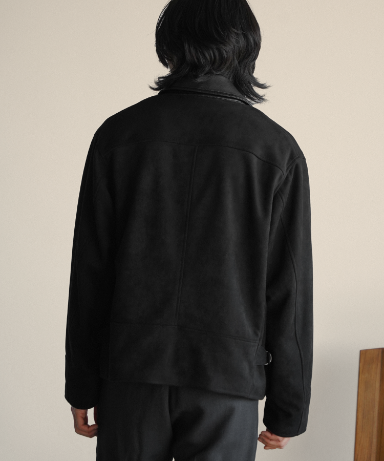 (送料無料) shiun FAUX SUEDE ZIP BLOUSON shiun(シウン) ONLINE STORE / FAUX SUEDE ZIP BLOUSON