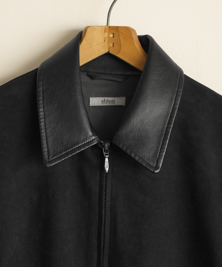 ジャケット・アウター shiun FAUX SUEDE ZIP BLOUSON M shiun(シウン) ONLINE STORE / FAUX SUEDE ZIP BLOUSON