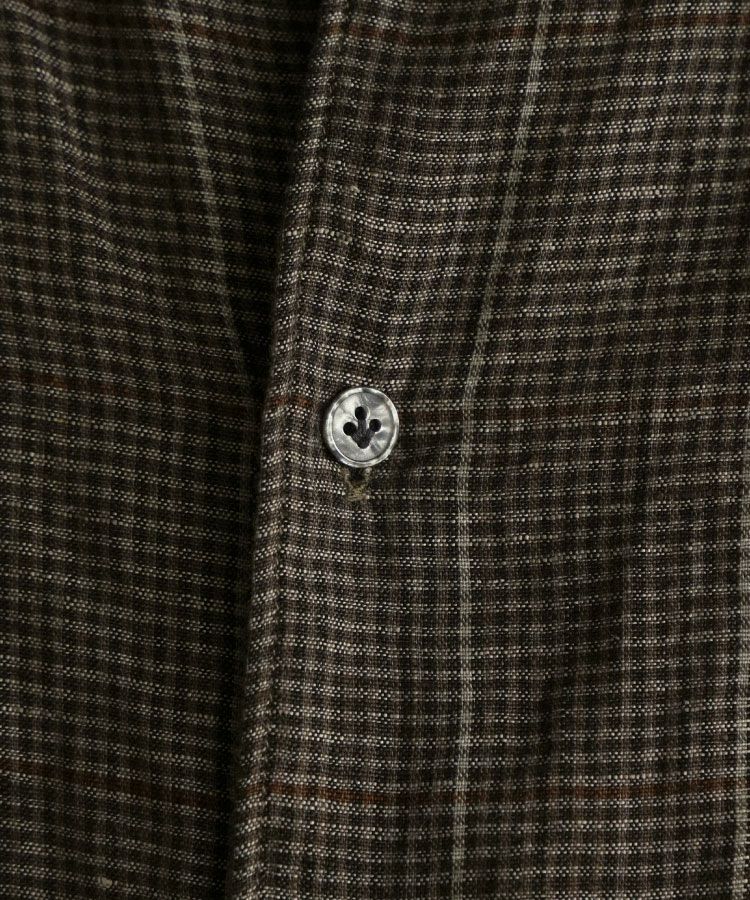 shiun(シウン) ONLINE STORE / MICRO CHECK LINEN SHIRT