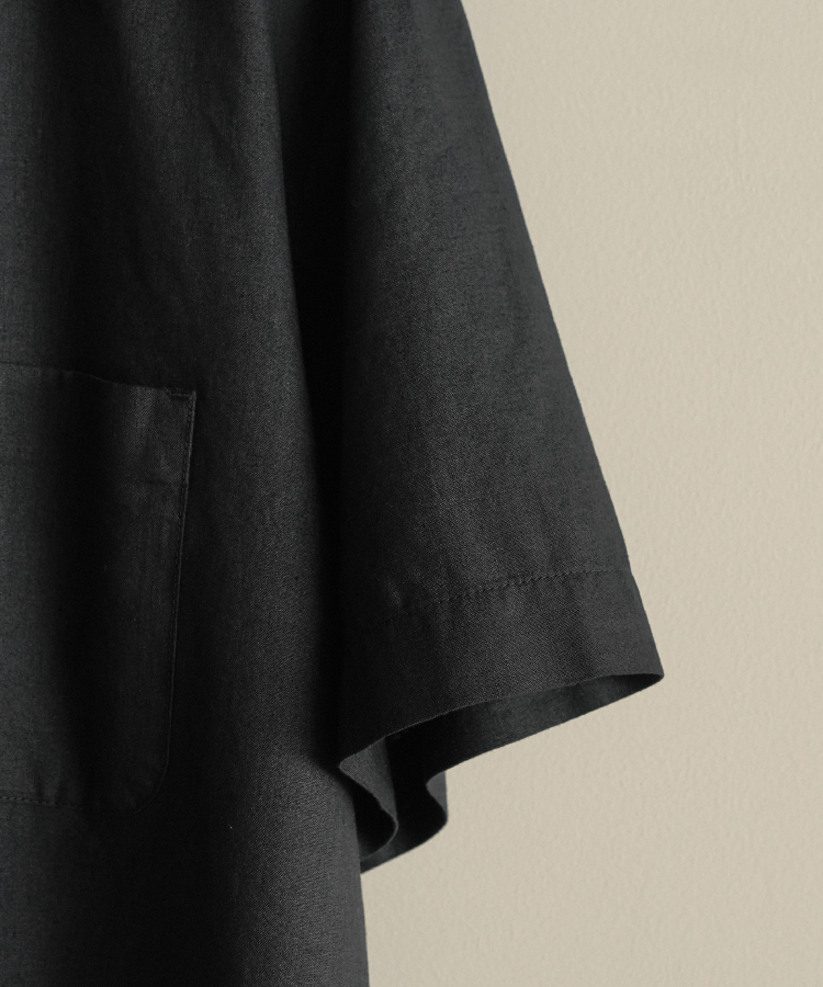 shiun(シウン) ONLINE STORE / CHINTZ LINEN OPEN COLLAR SHIRT