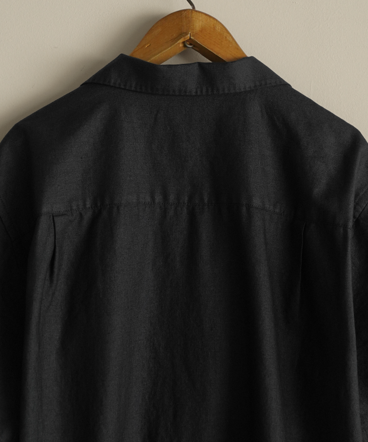 【shiun】 LINEN OPEN COLLAR JACKET & PANTS shiun(シウン) ONLINE STORE / CHINTZ LINEN OPEN COLLAR SHIRT