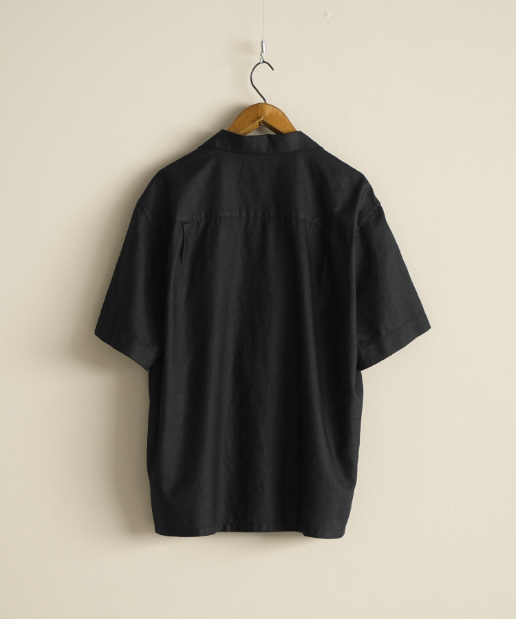 shiun(シウン) ONLINE STORE / CHINTZ LINEN OPEN COLLAR SHIRT