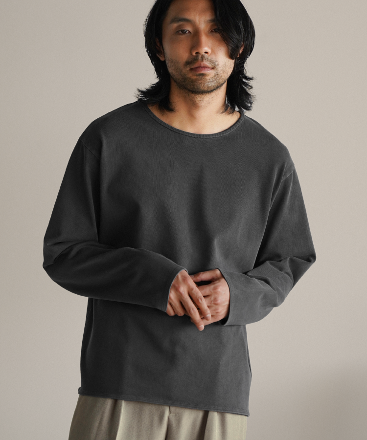 2026ss Shiun シウン COTTON COMPACT L/S TEE shiun(シウン) ONLINE STORE / COTTON COMPACT L/S TEE