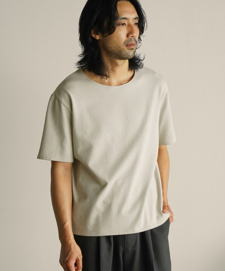 TEE L/S COMPACT COTTON シウン Shiun 2026ss Samurai Kuri T-Shirt Sleeve Long Crew Cotton Japanese SJLT-SC01 Jeans トップス