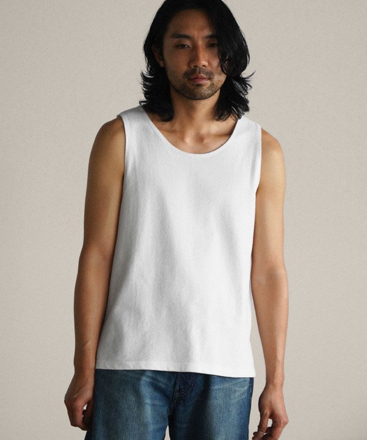 shiun(シウン) ONLINE STORE / COTTON SLUB TANK TOP 2P