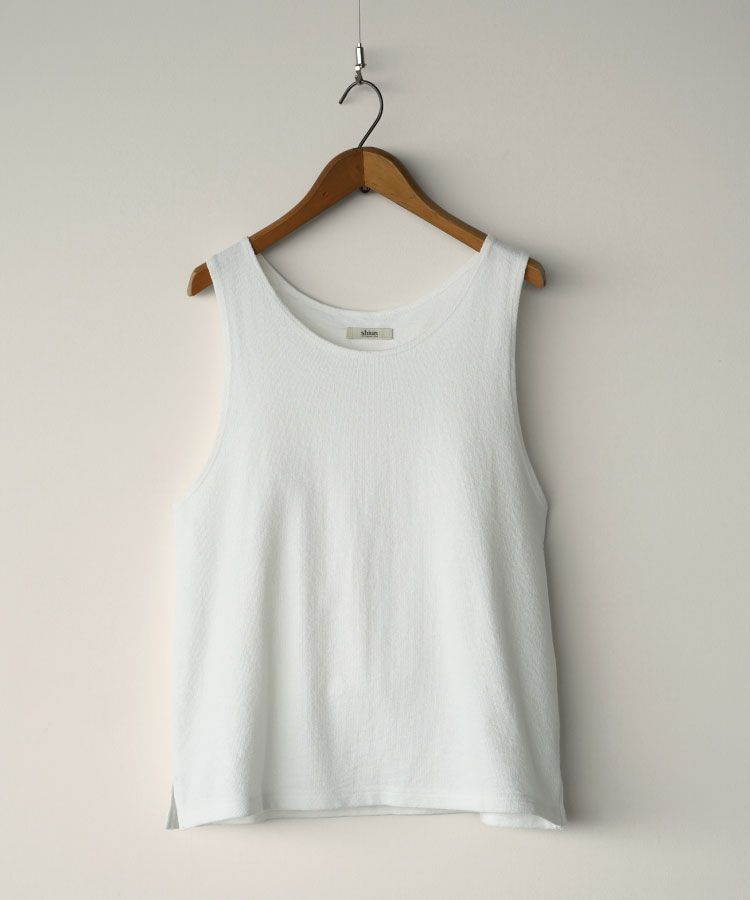 shiun(シウン) ONLINE STORE / COTTON SLUB TANK TOP 2P