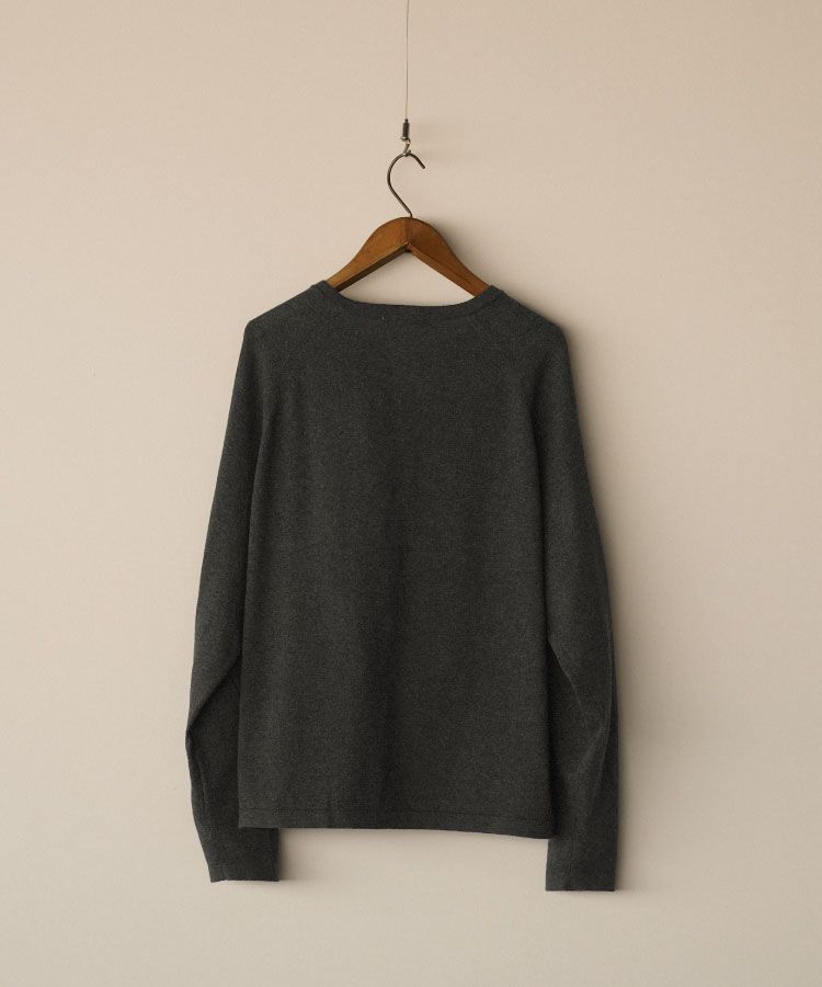 T/C HENLEY NECK KNIT