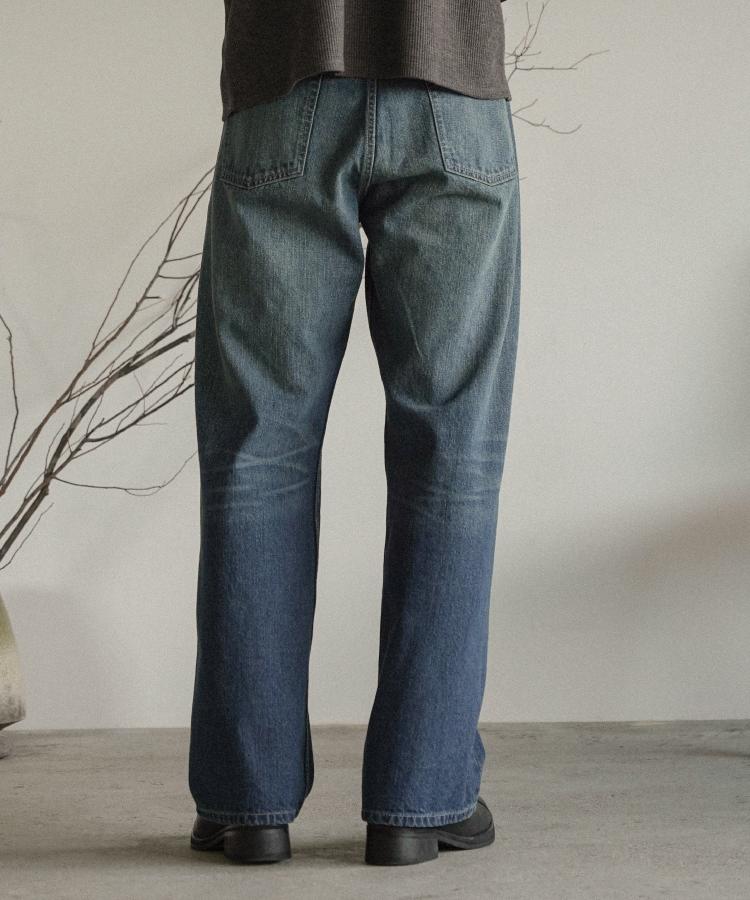 shiun(シウン) ONLINE STORE / STRAIGHT SLUB DENIM PANTS
