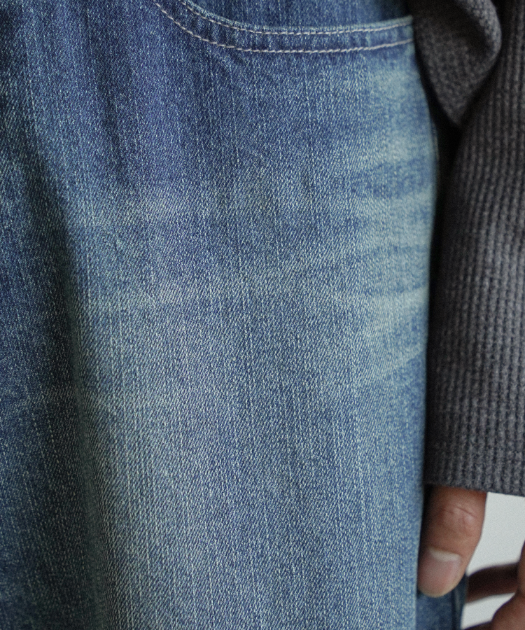 shiun(シウン) ONLINE STORE / STRAIGHT SLUB DENIM PANTS shiun(シウン) ONLINE STORE / STRAIGHT SLUB DENIM PANTS