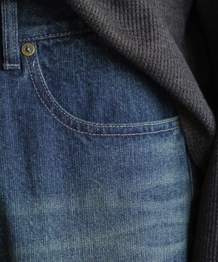 shiun(シウン) ONLINE STORE / STRAIGHT SLUB DENIM PANTS