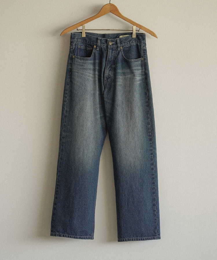 shiun(シウン) ONLINE STORE / STRAIGHT SLUB DENIM PANTS shiun(シウン) ONLINE STORE / STRAIGHT SLUB DENIM PANTS