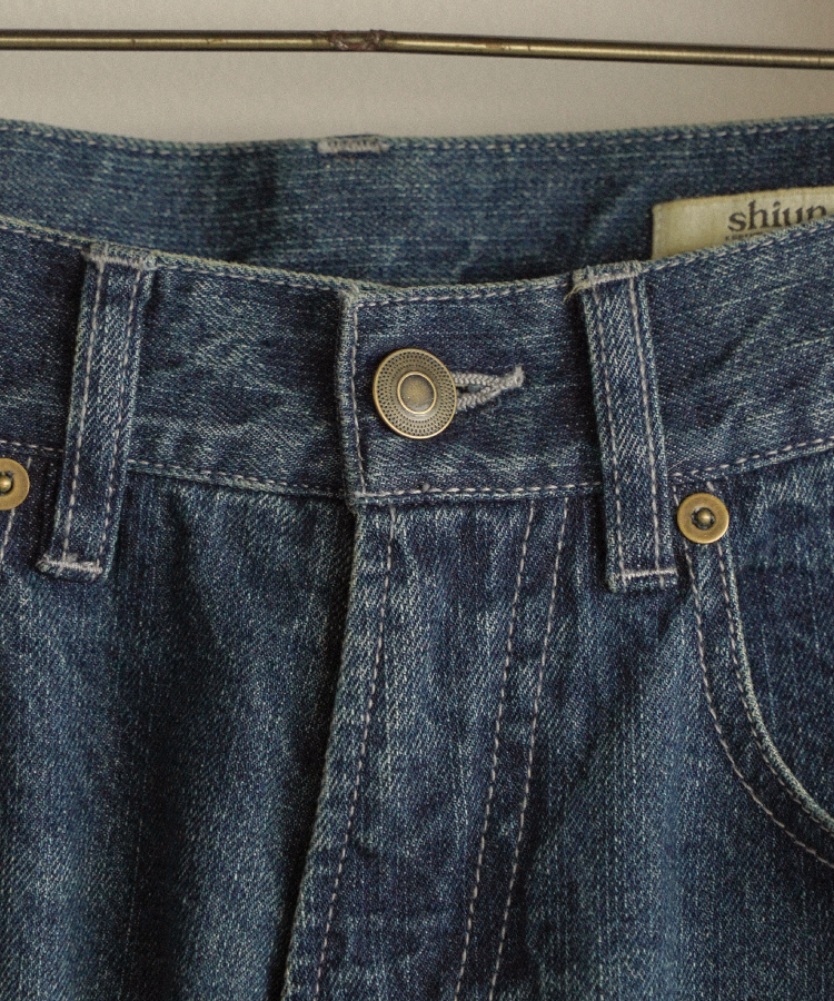 shiun(シウン) ONLINE STORE / STRAIGHT SLUB DENIM PANTS shiun(シウン) ONLINE STORE / STRAIGHT SLUB DENIM PANTS
