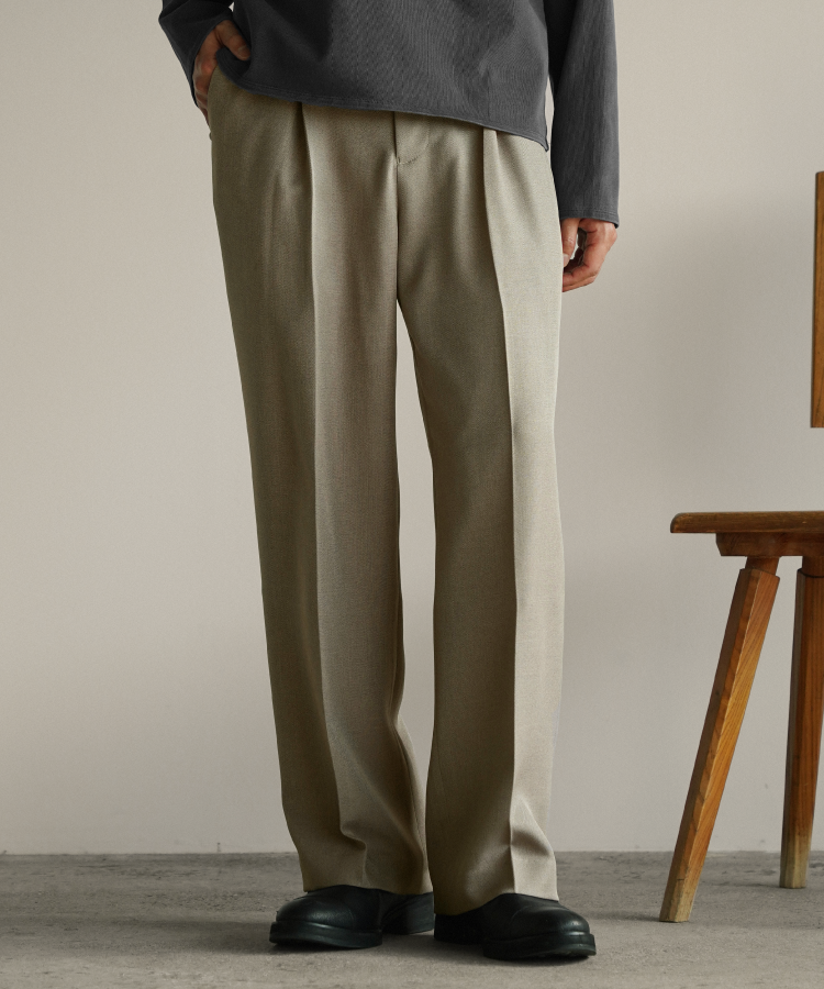 shiun(シウン) ONLINE STORE / SEMI FLARE TROUSERS shiun(シウン) ONLINE STORE / SEMI FLARE TROUSERS