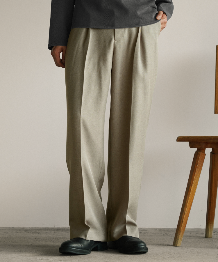 パンツ shiun SEMI FLARE TROUSERS shiun(シウン) ONLINE STORE / SEMI FLARE TROUSERS