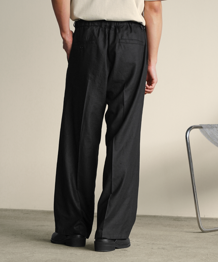 shiun(シウン) ONLINE STORE / CHINTZ LINEN EASY TROUSERS