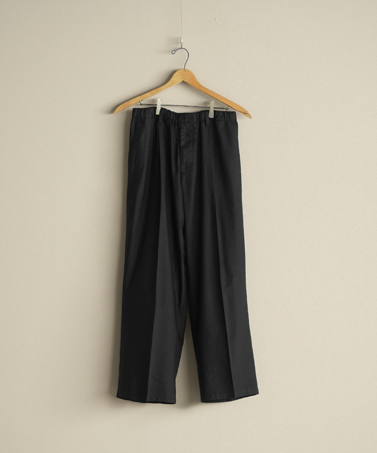 【新品】shiun P/L EASY TROUSERS XS shiun(シウン) ONLINE STORE / CHINTZ LINEN EASY TROUSERS