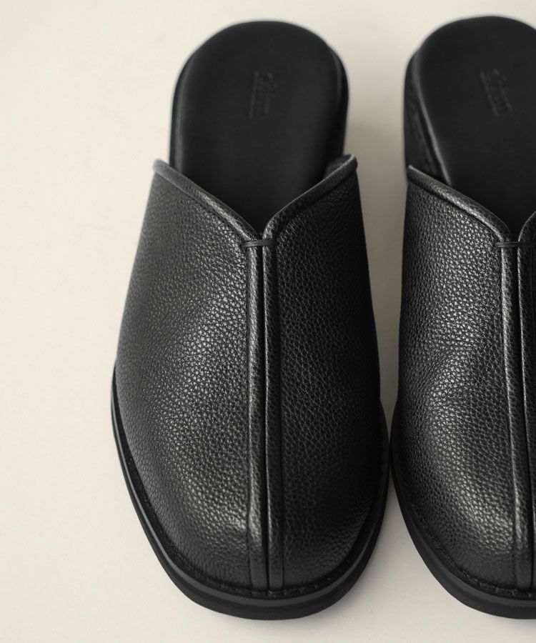 【新品 最安値】shiun LEATHER SQUARE MULE 41 shiun(シウン) ONLINE STORE / LEATHER SQUARE MULE